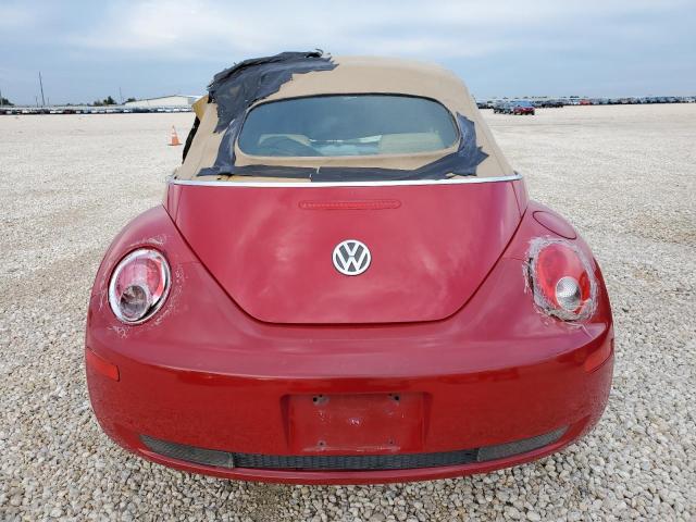 3VWRF31Y16M308535 - 2006 VOLKSWAGEN NEW BEETLE CONVERTIBLE OPTION PACKAGE 1 RED photo 6