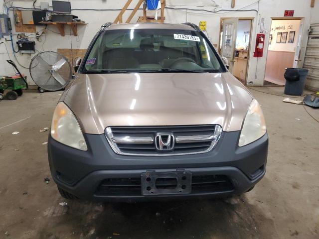 JHLRD78822C002304 - 2002 HONDA CR-V EX BROWN photo 5