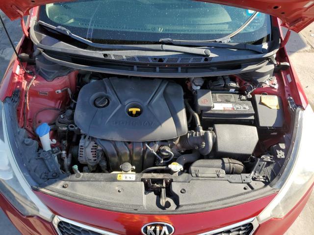 KNAFX4A62F5411697 - 2015 KIA FORTE LX RED photo 11