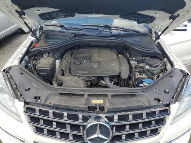 4JGDA5HB3CA020240 - 2012 MERCEDES-BENZ ML 350 4MATIC WHITE photo 12