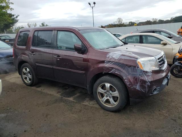 5FNYF4H50CB071424 - 2012 HONDA PILOT EXL BURGUNDY photo 4