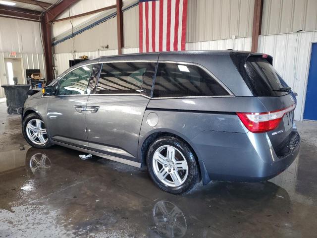 5FNRL5H96BB035550 - 2011 HONDA ODYSSEY TOURING GRAY photo 2