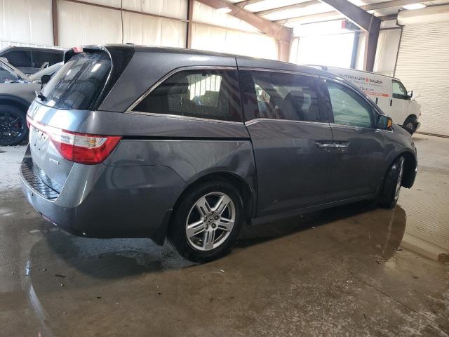 5FNRL5H96BB035550 - 2011 HONDA ODYSSEY TOURING GRAY photo 3