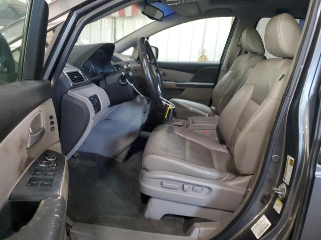 5FNRL5H96BB035550 - 2011 HONDA ODYSSEY TOURING GRAY photo 7