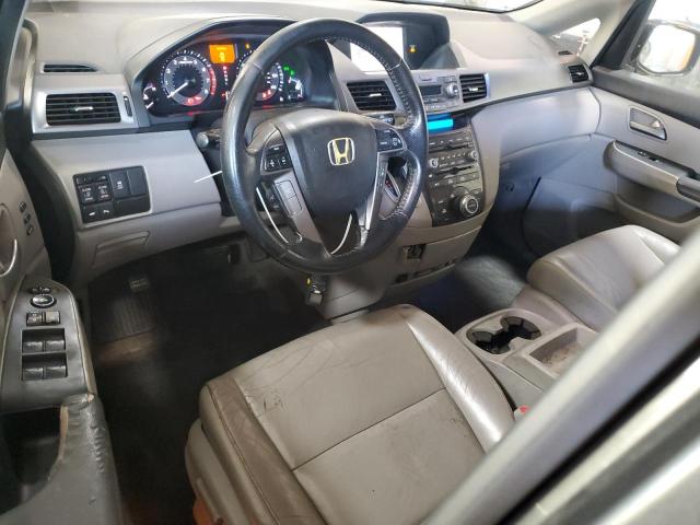 5FNRL5H96BB035550 - 2011 HONDA ODYSSEY TOURING GRAY photo 8