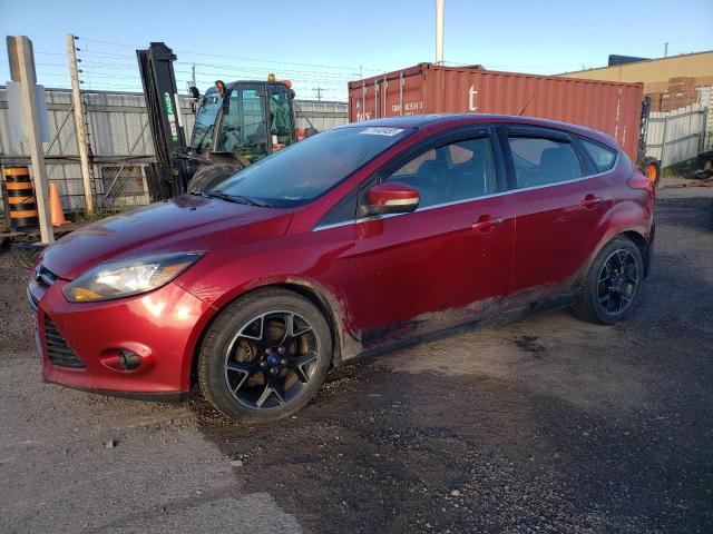 1FADP3N28DL197079 - 2013 FORD FOCUS TITANIUM RED photo 1