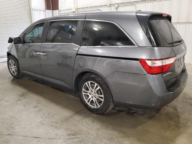 5FNRL5H61CB092567 - 2012 HONDA ODYSSEY EXL GRAY photo 2