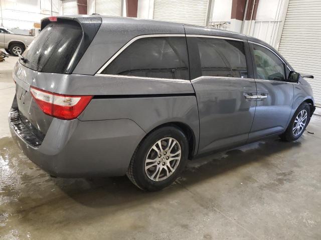 5FNRL5H61CB092567 - 2012 HONDA ODYSSEY EXL GRAY photo 3