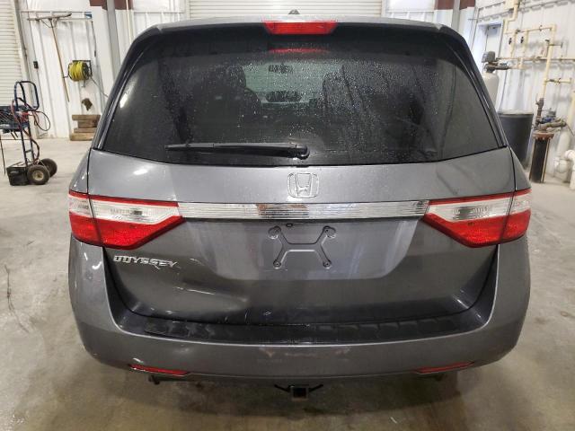 5FNRL5H61CB092567 - 2012 HONDA ODYSSEY EXL GRAY photo 6