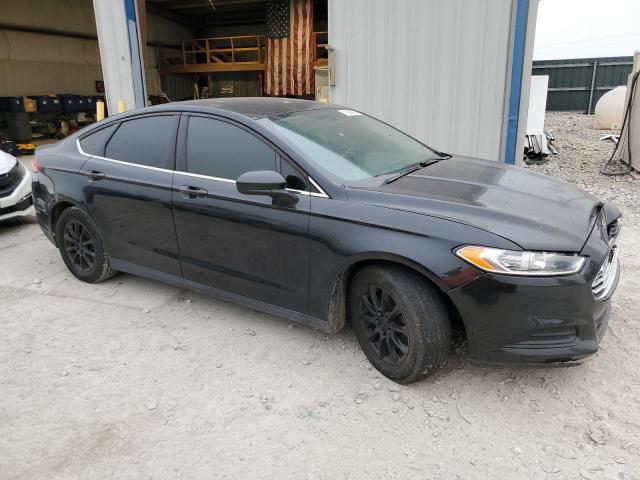 3FA6P0G77FR304935 - 2015 FORD FUSION S BLACK photo 4