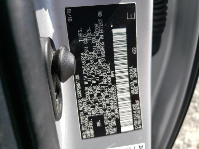 JTJBM7FX7A5005353 - 2010 LEXUS GX 460 SILVER photo 13