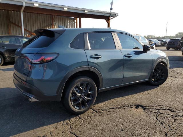 3CZRZ2H56RM784519 - 2024 HONDA HR-V SPORT BLUE photo 3