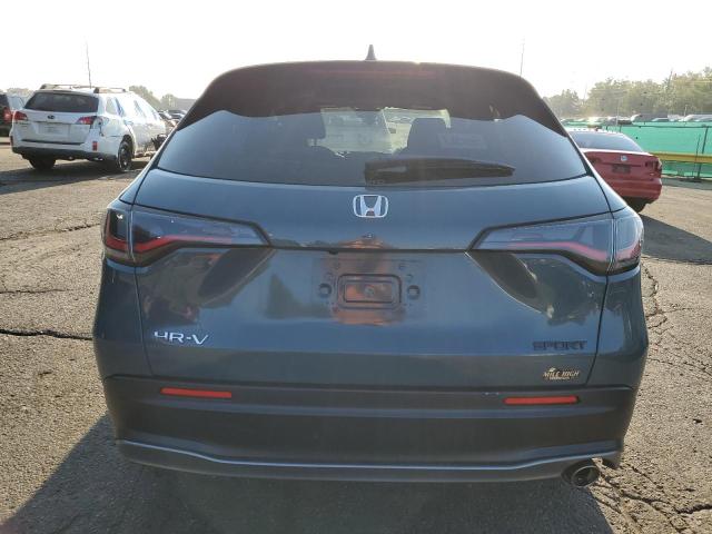 3CZRZ2H56RM784519 - 2024 HONDA HR-V SPORT BLUE photo 6