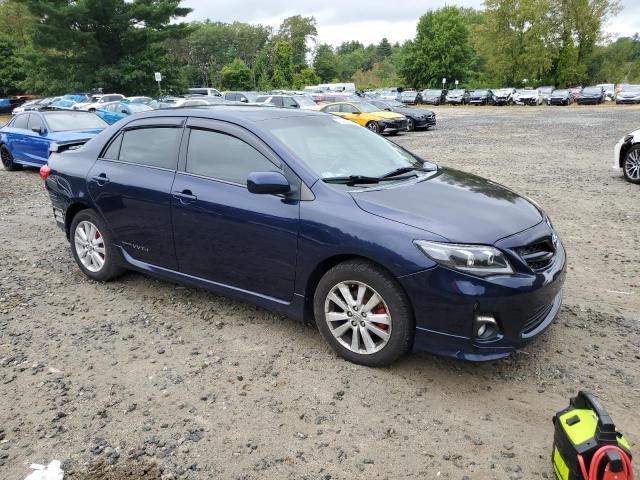 2T1BU4EE9DC991137 - 2013 TOYOTA COROLLA BASE Mavi foto 4