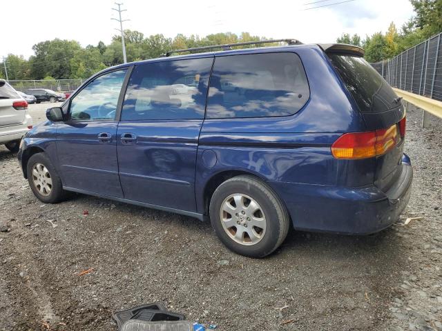5FNRL18944B103842 - 2004 HONDA ODYSSEY EXL BLUE photo 2