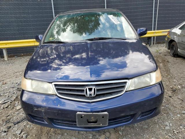 5FNRL18944B103842 - 2004 HONDA ODYSSEY EXL BLUE photo 5