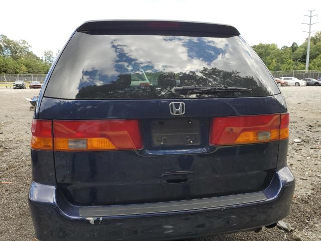 5FNRL18944B103842 - 2004 HONDA ODYSSEY EXL BLUE photo 6