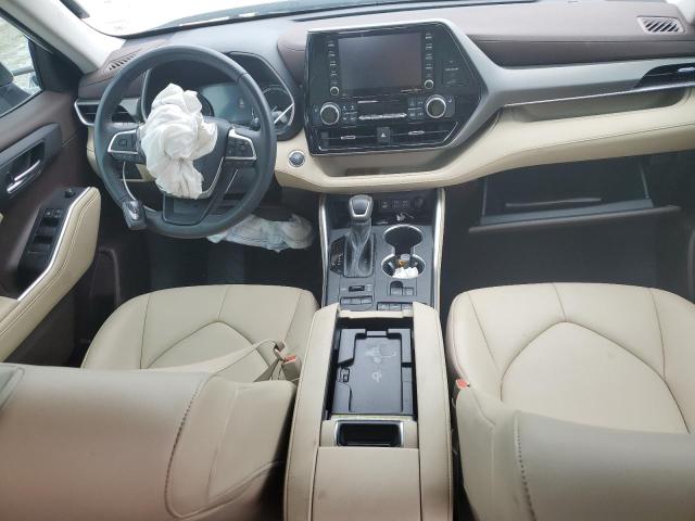 5TDGZRBH2NS163412 - 2022 TOYOTA HIGHLANDER XLE WHITE photo 8