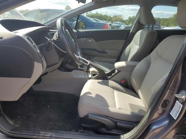 19XFB2F53FE000626 - 2015 HONDA CIVIC LX GRAY photo 7