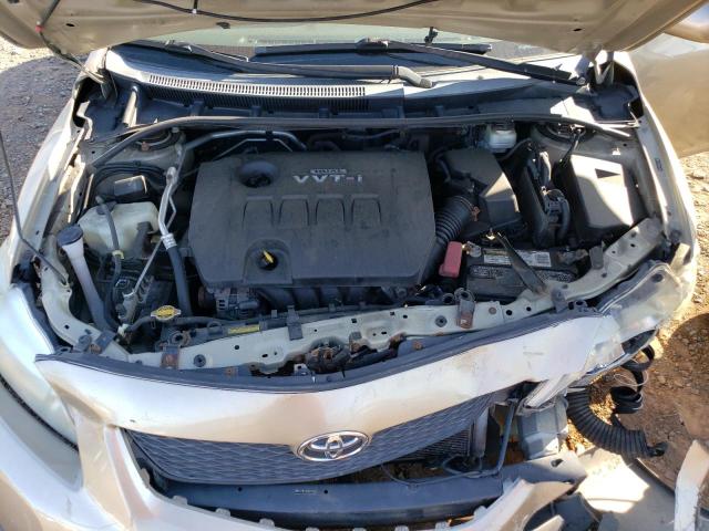 2T1BU40E89C150490 - 2009 TOYOTA COROLLA BASE BEIGE photo 11