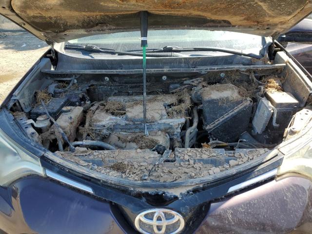 2T3WFREV5GW249353 - 2016 TOYOTA RAV4 XLE PURPLE photo 12