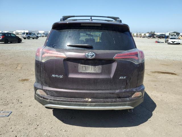 2T3WFREV5GW249353 - 2016 TOYOTA RAV4 XLE PURPLE photo 6
