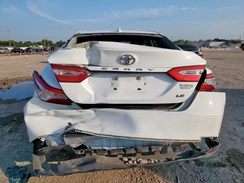 4T1B11HK6KU247192 - 2019 TOYOTA CAMRY L WHITE photo 6