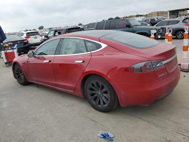 5YJSA1E25JF289773 - 2018 TESLA MODEL S Rojo foto 2