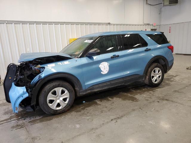 1FM5K8AW1NNA09765 - 2022 FORD EXPLORER POLICE INTERCEPTOR 蓝色 照片 1