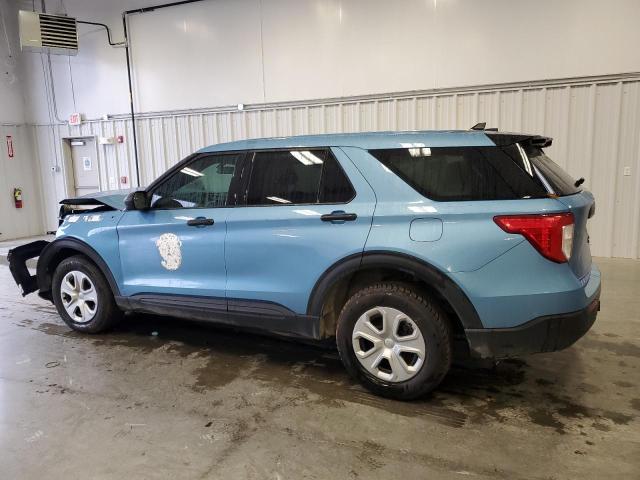 1FM5K8AW1NNA09765 - 2022 FORD EXPLORER POLICE INTERCEPTOR 蓝色 照片 2