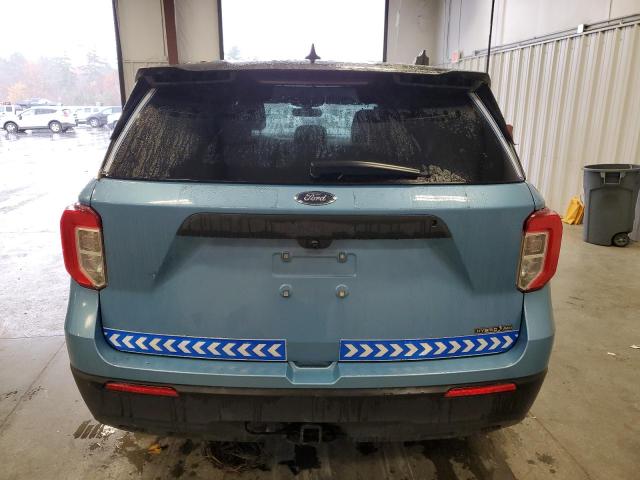 1FM5K8AW1NNA09765 - 2022 FORD EXPLORER POLICE INTERCEPTOR 蓝色 照片 6