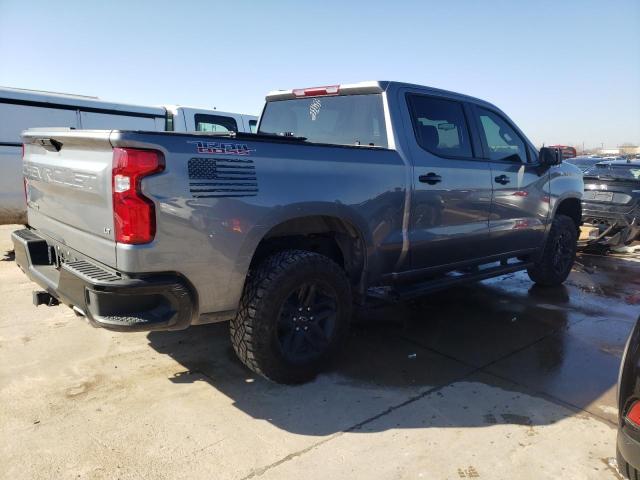 1GCPYFED5NZ179810 - 2022 CHEVROLET SILVERADO K1500 LT TRAIL BOSS GRAY photo 3