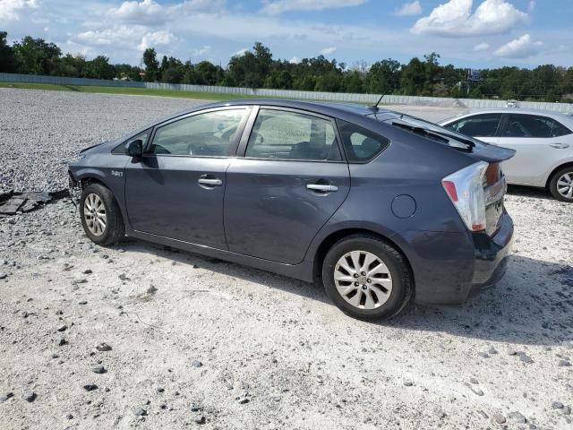 JTDKN3DP6C3006021 - 2012 TOYOTA PRIUS PLUG Szary zdjęcie 2