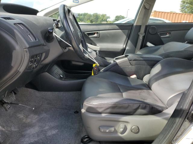 JTDKN3DP6C3006021 - 2012 TOYOTA PRIUS PLUG Szary zdjęcie 7