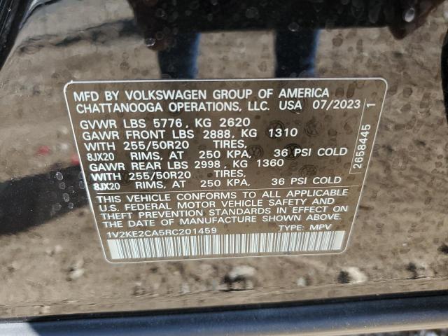 1V2KE2CA5RC201459 - 2024 VOLKSWAGEN ATLAS CROS SE Qara foto 14