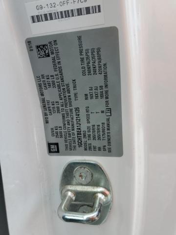 1GCHTBEA1J1214126 - 2018 CHEVROLET COLORADO Белый фото 12