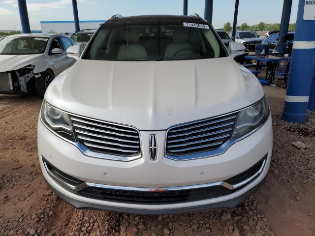 2LMPJ6LR3HBL49088 - 2017 LINCOLN MKX RESERVE Սպիտակ լուսանկար 5