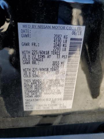 5N1AT2MT0JC821896 - 2018 NISSAN ROGUE S Noir photo 13