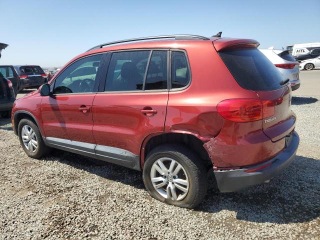 WVGAV7AX1FW096832 - 2015 VOLKSWAGEN TIGUAN S BURGUNDY photo 2