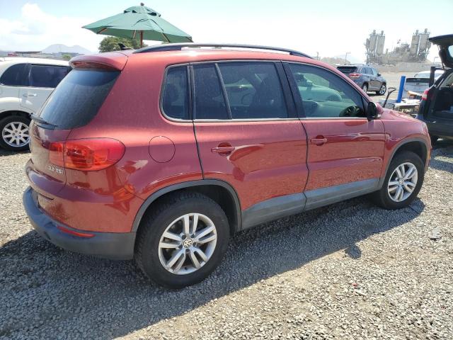 WVGAV7AX1FW096832 - 2015 VOLKSWAGEN TIGUAN S BURGUNDY photo 3