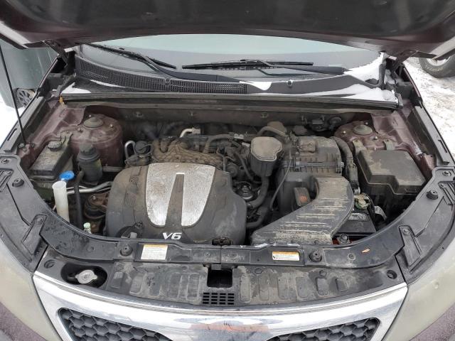 5XYKT4A21BG071342 - 2011 KIA SORENTO BASE BURGUNDY photo 11