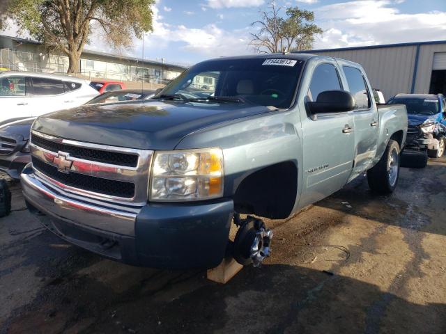 2GCEC13C471653213 - 2007 CHEVROLET SILVERADO C1500 CREW CAB TEAL photo 1