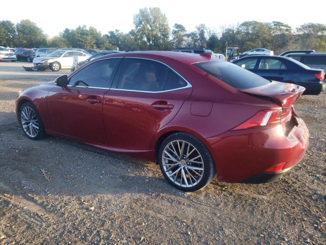 JTHCF1D20F5019302 - 2015 LEXUS IS 250 MAROON photo 2