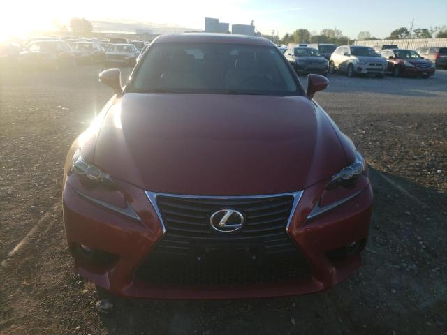 JTHCF1D20F5019302 - 2015 LEXUS IS 250 MAROON photo 5