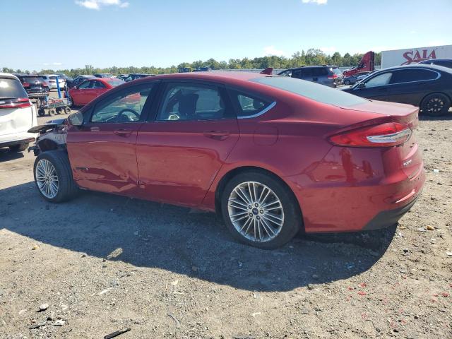 3FA6P0LU8KR167588 - 2019 FORD FUSION SE Қызыл фото 2