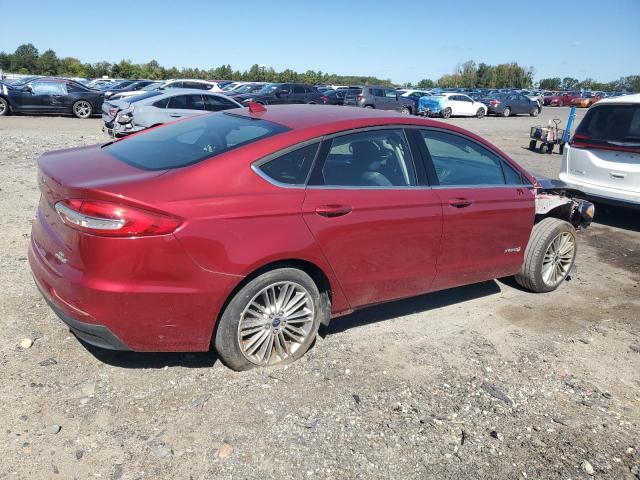3FA6P0LU8KR167588 - 2019 FORD FUSION SE Қызыл фото 3
