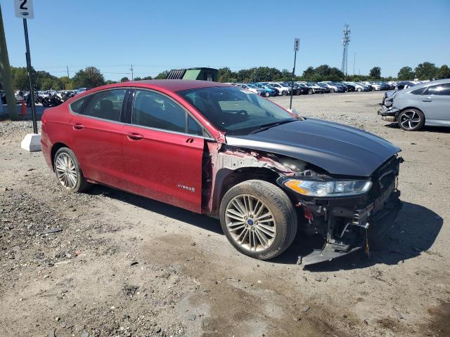 3FA6P0LU8KR167588 - 2019 FORD FUSION SE Қызыл фото 4