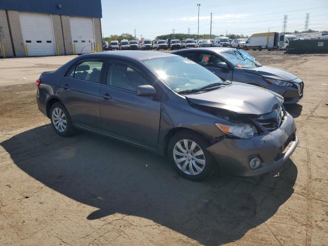5YFBU4EE9DP142352 - 2013 TOYOTA COROLLA BASE Մոխրագույն լուսանկար 4