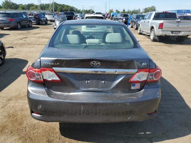 5YFBU4EE9DP142352 - 2013 TOYOTA COROLLA BASE Մոխրագույն լուսանկար 6