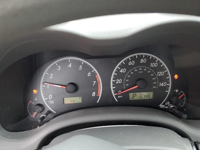 1NXBU4EE4AZ363318 - 2010 TOYOTA COROLLA BASE ნაცრისფერი ფოტო 9